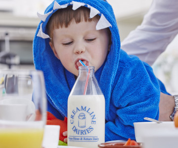 Back to basic Brits reach for the bottle milk