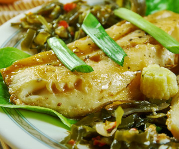 In season recipe focus: Spicy Steamed Cod with Ginger and Spring Onions