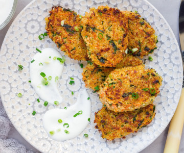Recipe Focus: Spicy Carrot and Coriander Fritters