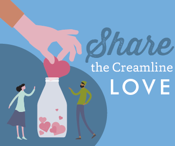 Share the Creamline love: refer a friend and enjoy £5 each to spend on us