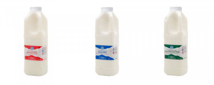 A note about poly-bottled milk cap changes