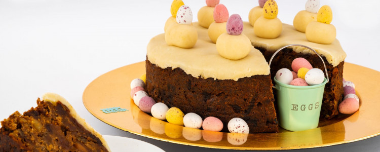 Hop into Easter weekend with this chocolatey twist on the traditional simnel cake recipe