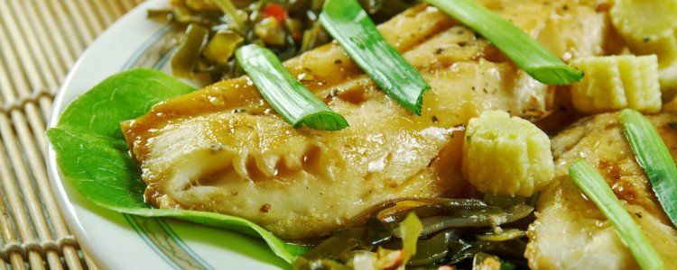 In season recipe focus: Spicy Steamed Cod with Ginger and Spring Onions