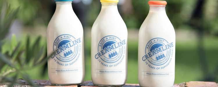 Raise a pint with our new anniversary milk bottle