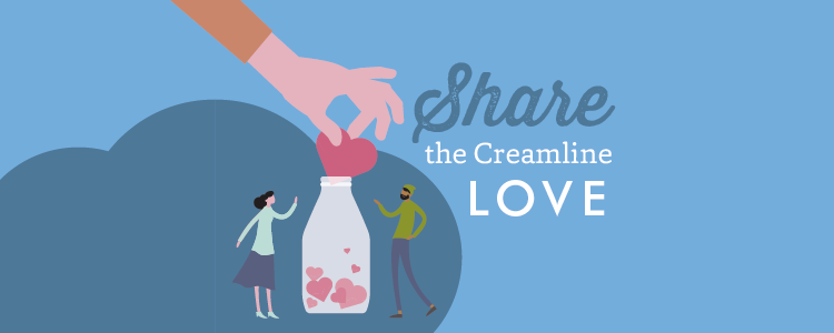 Share the Creamline love: refer a friend and enjoy £5 each to spend on us