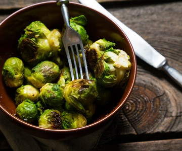 Roasted Parmesan Brussels Sprouts