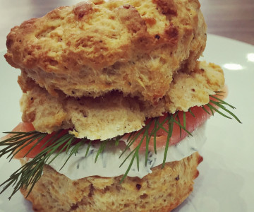 Smoked Salmon Scones