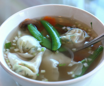 Vegetable Wonton Soup