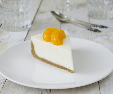 Zingy Orange Cheesecake