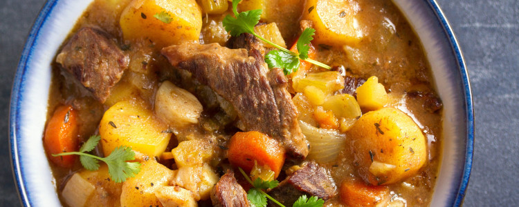 Chunky Beef, Vegetable and Sweet Potato Hotpot