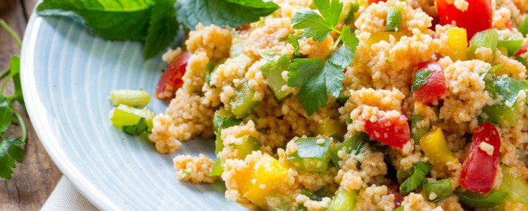 Roasted Mediterranean Vegetable Couscous
