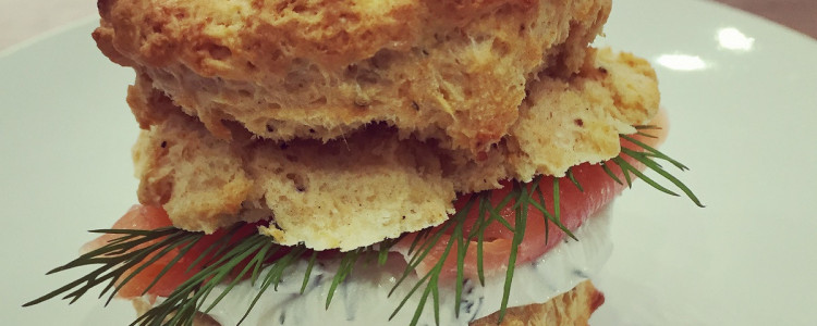 Smoked Salmon Scones